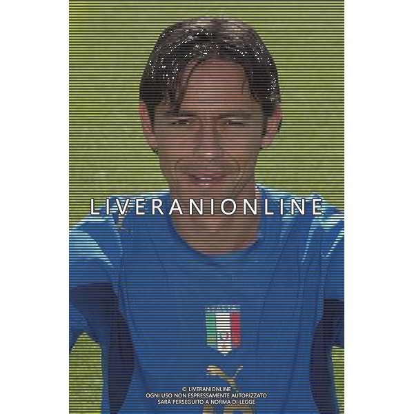 Coverciano (fi) 25/05/2006 Nazionale Italiana Calcio 2006 formazione e mezzi busti Italia nella foto inzaghi filippo ph nucci gianni/ag aldo liverani s.a.s.