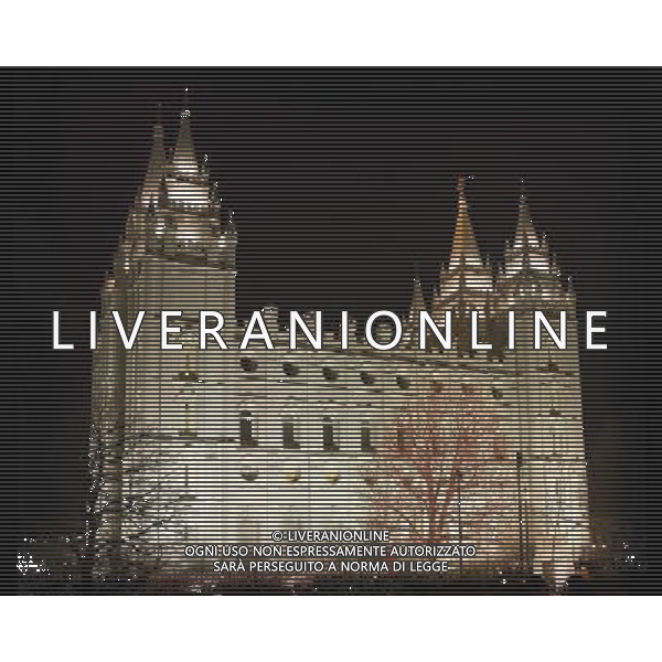 NELLA FOTO Church of Jesus Christ of Latter-day Saints Salt Lake City Temple IFC-AGENZIA ALDO LIVERANI