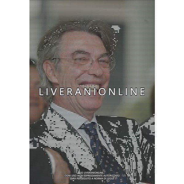 MILANO 26/5/2006 LARGO CORSIA DEI SERVI DIBATTITO: -LO SPORT E LA CITTA\'. DA DOVE PARTIRE?- NELLA FOTO MASSIMO MORATTI FOTO ROMANO/AG ALDO LIVERANI