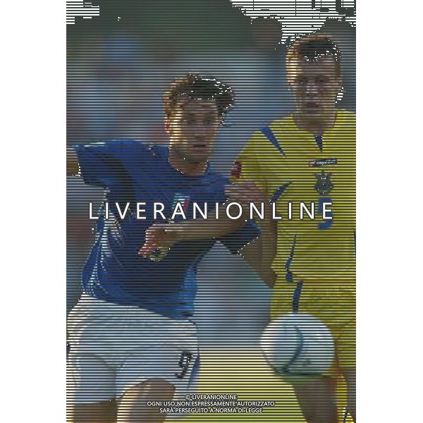 AGUEDA (PORTOGALLO) 26 MAGGIO 2006 ITALIA-UCRAINA EUROPEI UNDER 21 NELLA FOTO: BIANCHI-YATENKO FOTO BELLINI / AG. ALDO LIVERANI