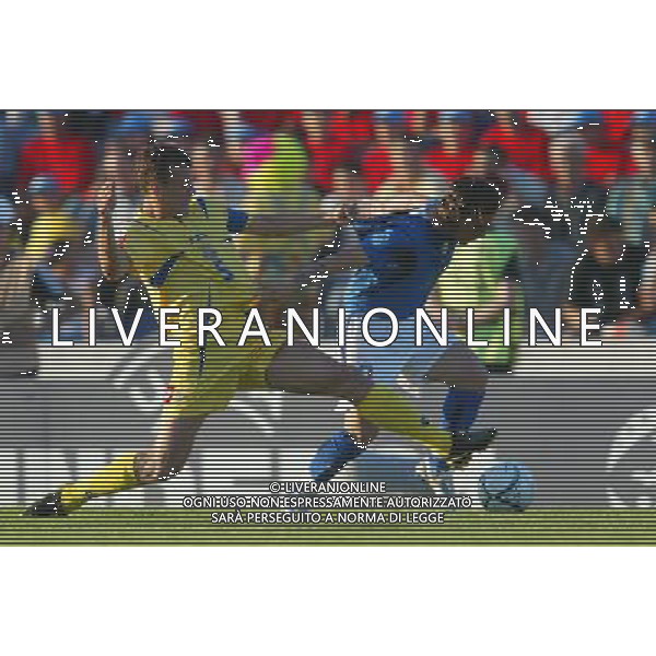 AGUEDA (PORTOGALLO) 26 MAGGIO 2006 ITALIA-UCRAINA EUROPEI UNDER 21 NELLA FOTO: FOGGIA-YATESENKO FOTO BELLINI / AG. ALDO LIVERANI