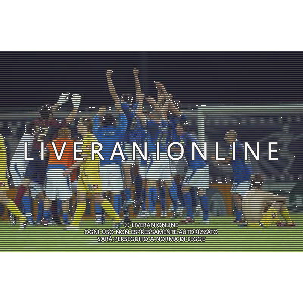 AGUEDA (PORTOGALLO) 26 MAGGIO 2006 ITALIA-UCRAINA EUROPEI UNDER 21 NELLA FOTO: GLI AZZURRI FESTEGGIANO A FINE PARTITA FOTO BELLINI / AG. ALDO LIVERANI