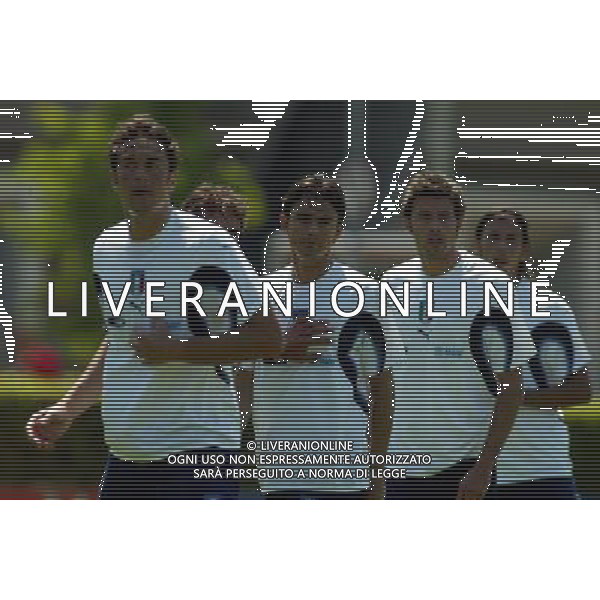 Amichevole della Nazionale Italiana in ritiro a Coverciano 28/05/2006 nella foto Filippo Inzaghi e Luca Toni ph gianni nucci/ag. aldo liverani