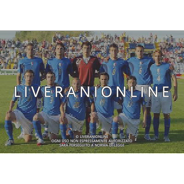AGUEDA (PORTOGALLO) 26 MAGGIO 2006 ITALIA-UCRAINA EUROPEI UNDER 21 NELLA FOTO: LA FORMAZIONE ITALIA UNDER 21 FOTO BELLINI / AG. ALDO LIVERANI