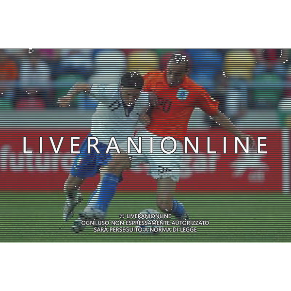 ITALIA - OLANDA UNDER 21 EUROPEI PORTOGALLO 29/05/2006 NELLA FOTO: PASQUALE FOGGIA-DE ZEEUW PH BELLINI/AG. ALDO LIVERANI