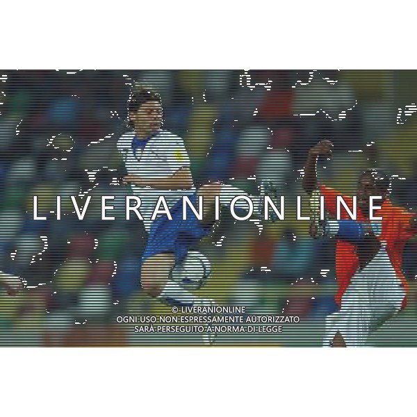 ITALIA - OLANDA EUROPEI UNDER 21 29/05/2006 AVEIRO PORTOGALLO NELLA FOTO: PASQUALE FOGGIA-EMANUELSON PH BELLINI/AG. ALDO LIVERANI