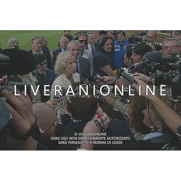 Ritiro della Nazionale Italiana a Coverciano 30/05/2006 nella foto il nuovo ministro dello sport Giovanna Melandri ph gianni nucci/ag. aldo liverani