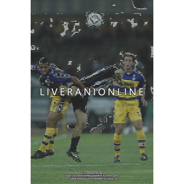 TRIPOLI 25/08/2002 SUPERCOPPA ITALIANA JUVENTUS-PARMA NELLA FOTO LAMOUCHI-BIRINDELLI FOTO BAGNAI-ALDO LIVERANI