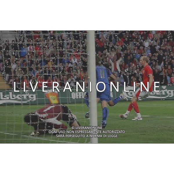 Ginevra 31/05/2006 Svizzera-Italia nella foto: Gol Gilardino foto Luzzani/Ag.aldo Liverani