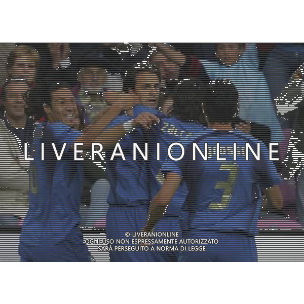 Ginevra 31/05/2006 Svizzera-Italia nella foto: Esultanza Italia foto Luzzani/Ag.aldo Liverani