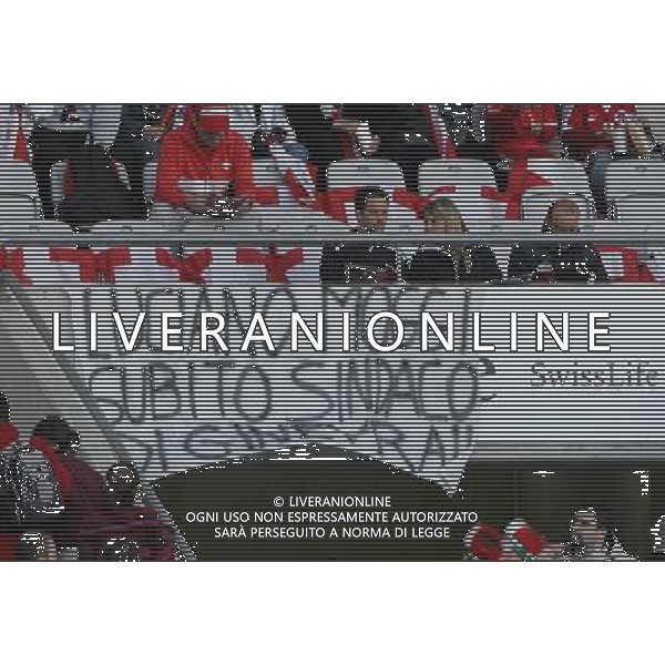 Ginevra 31/05/2006 Svizzera-Italia nella foto: Striscione foto Luzzani/Ag.aldo Liverani