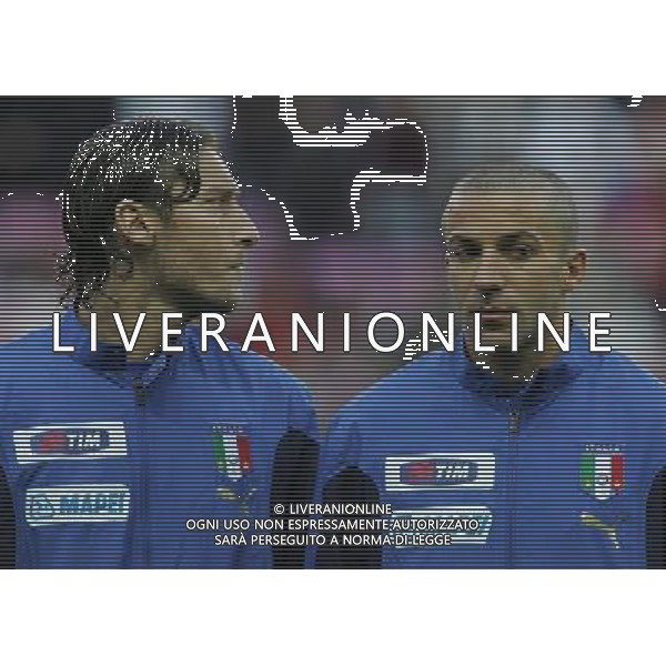 Ginevra 31/05/2006 Svizzera-Italia nella foto: Totti-del Piero foto Luzzani/Ag.aldo Liverani