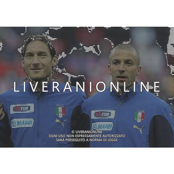 Ginevra 31/05/2006 Svizzera-Italia nella foto: Totti-Del Piero foto Luzzani/Ag.aldo Liverani