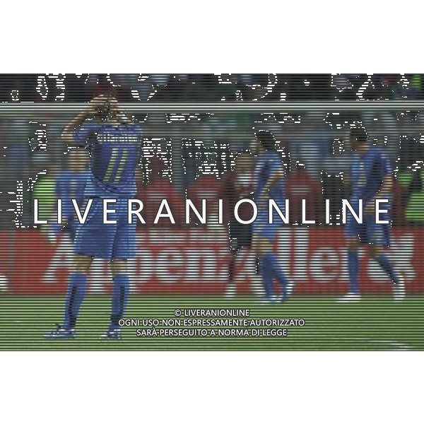 Ginevra 31/05/2006 Svizzera-Italia nella foto: delusione italia foto Luzzani/Ag.aldo Liverani