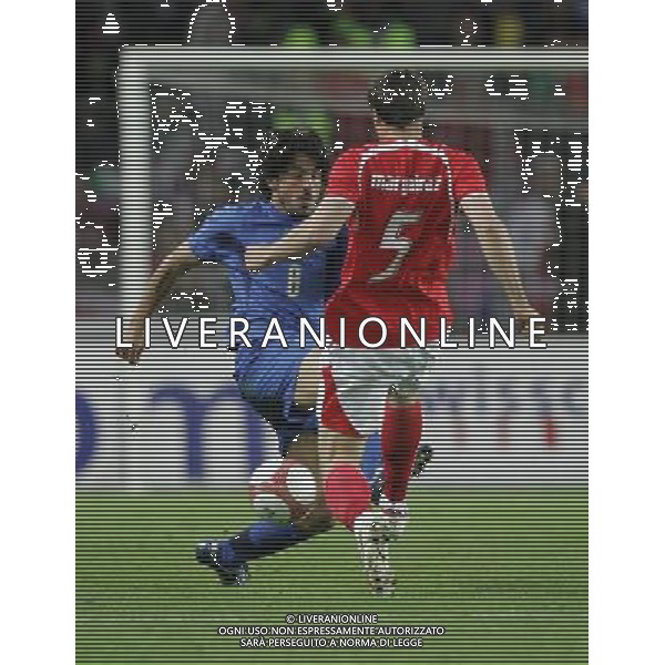 Ginevra 31/05/2006 Svizzera-Italia nella foto: gattuso e margairaz foto Luzzani/Ag.aldo Liverani