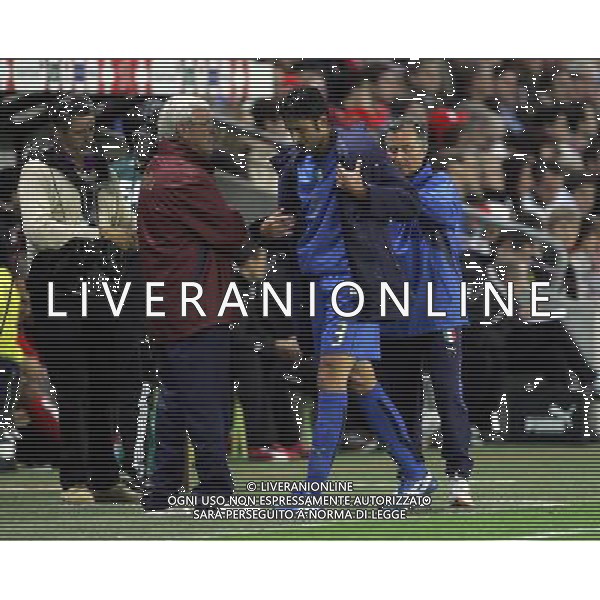 Ginevra 31/05/2006 Svizzera-Italia nella foto: sostituzione grosso foto Luzzani/Ag.aldo Liverani