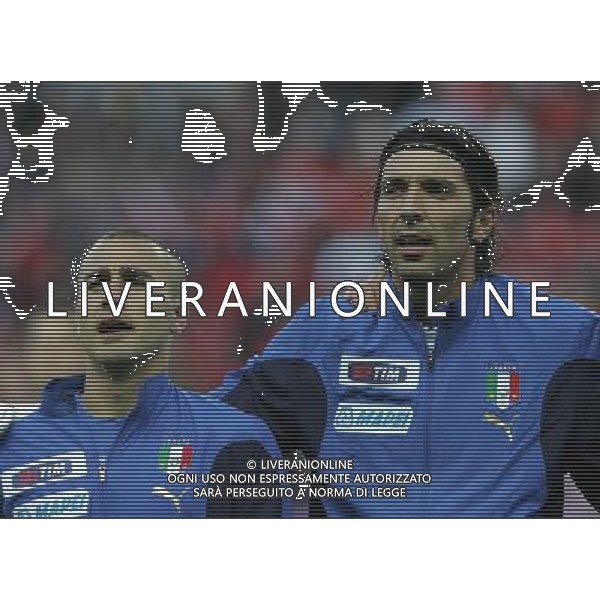 Ginevra (CH) 31-05-2006 svizzera-italia 1:1 nella foto buffon e cannavaro ph marco luzzani/ag aldo liverani s.a.s.