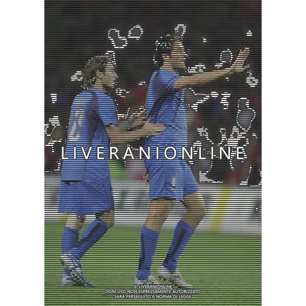 Ginevra (CH) 31-05-2006 svizzera-italia 1:1 nella foto toni e totti ph marco luzzani/ag aldo liverani s.a.s.