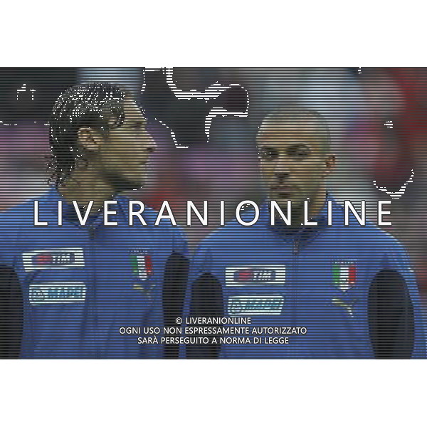 Ginevra (CH) 31-05-2006 svizzera-italia 1:1 nella foto totti e del piero ph marco luzzani/ag aldo liverani s.a.s.
