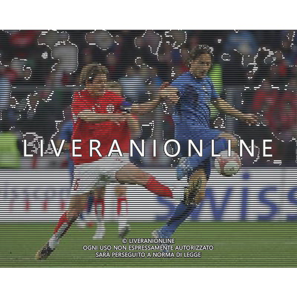 Ginevra (CH) 31-05-2006 svizzera-italia 1:1 nella foto totti e vogel ph marco luzzani/ag aldo liverani s.a.s.