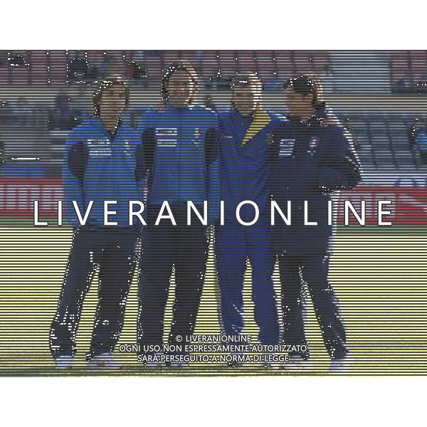 LOSANNA 2 GIUGNO 2006 ITALIA - UCRAINA AMICHEVOLE NELLA FOTO: PIRLO NESTA SHEVCHENKO E INZAGHI FOTO LUZZANI / AG. ALDO LIVERANI