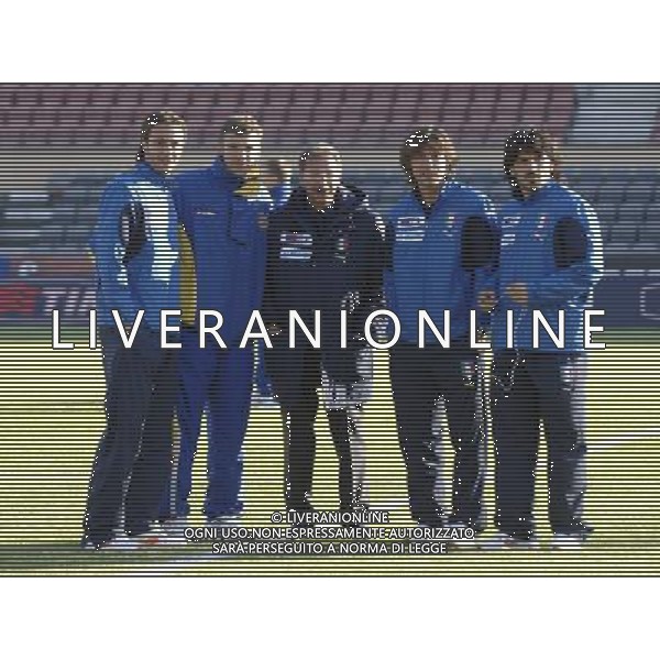 LOSANNA 2 GIUGNO 2006 ITALIA - UCRAINA AMICHEVOLE NELLA FOTO: GILARDINO SHEVCHENKO PIRLO E GATTUSO FOTO LUZZANI / AG. ALDO LIVERANI