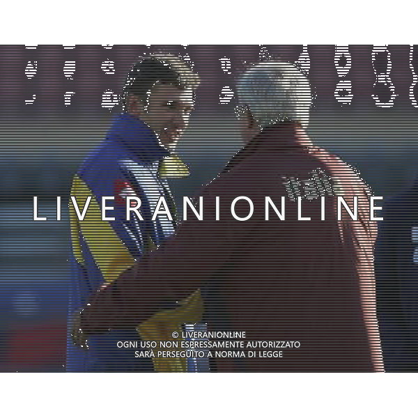 LOSANNA 2 GIUGNO 2006 ITALIA - UCRAINA AMICHEVOLE NELLA FOTO: SHEVCHENKO E LIPPI FOTO LUZZANI / AG. ALDO LIVERANI