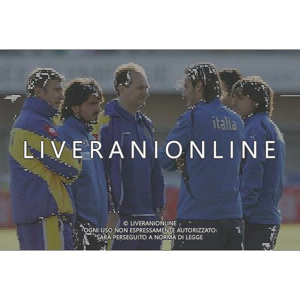 LOSANNA 2 GIUGNO 2006 ITALIA - UCRAINA AMICHEVOLE NELLA FOTO: SHEVCHENKO GATTUSO GILARDINO E PIRLO FOTO LUZZANI / AG. ALDO LIVERANI