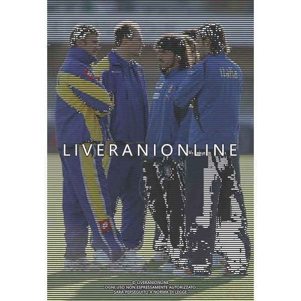 LOSANNA 2 GIUGNO 2006 ITALIA - UCRAINA AMICHEVOLE NELLA FOTO: SHEVCHENKO GATTUSO E GILARDINO FOTO LUZZANI / AG. ALDO LIVERANI