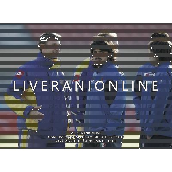 LOSANNA 2 GIUGNO 2006 ITALIA - UCRAINA AMICHEVOLE NELLA FOTO: SHEVCHENKO E GATTUSO FOTO LUZZANI / AG. ALDO LIVERANI