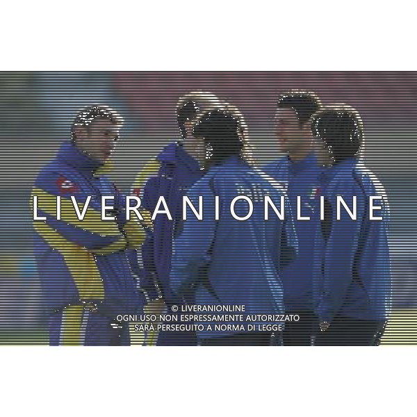 LOSANNA 2 GIUGNO 2006 ITALIA - UCRAINA AMICHEVOLE NELLA FOTO: SHEVCHENKO GATTUSO E PIRLO FOTO LUZZANI / AG. ALDO LIVERANI