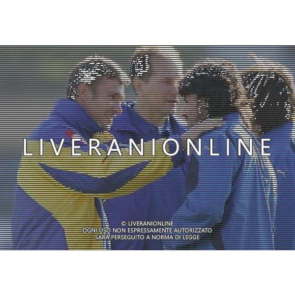 LOSANNA 2 GIUGNO 2006 ITALIA - UCRAINA AMICHEVOLE NELLA FOTO: SHEVCHENKO E GATTUSO FOTO LUZZANI / AG. ALDO LIVERANI