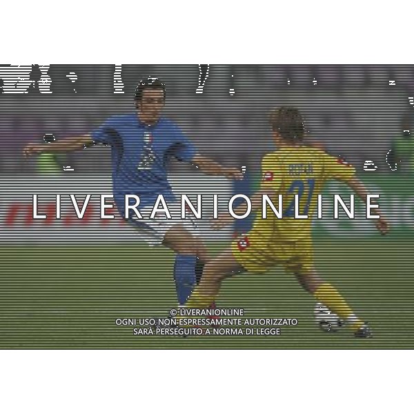 LOSANNA 2 GIUGNO 2006 ITALIA - UCRAINA AMICHEVOLE NELLA FOTO: oddo e rotan FOTO LUZZANI / AG. ALDO LIVERANI