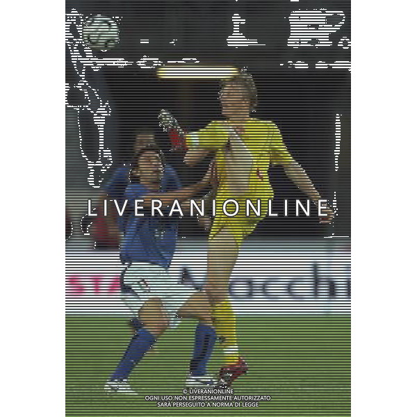 LOSANNA 2 GIUGNO 2006 ITALIA - UCRAINA AMICHEVOLE NELLA FOTO: pirlo andrea FOTO LUZZANI / AG. ALDO LIVERANI