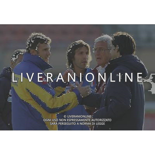 Losanna (CH) 02/06/2006 italia-ucraina 0:0 nella foto shevchenko, inzghi, pirlo, lippi ph marco luzzani/ag aldo liverani s.a.s.