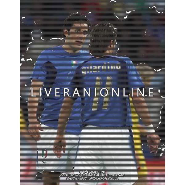 Losanna (CH) 02/06/2006 italia-ucraina 0:0 nella foto gilardno e toni ph marco luzzani/ag aldo liverani s.a.s.