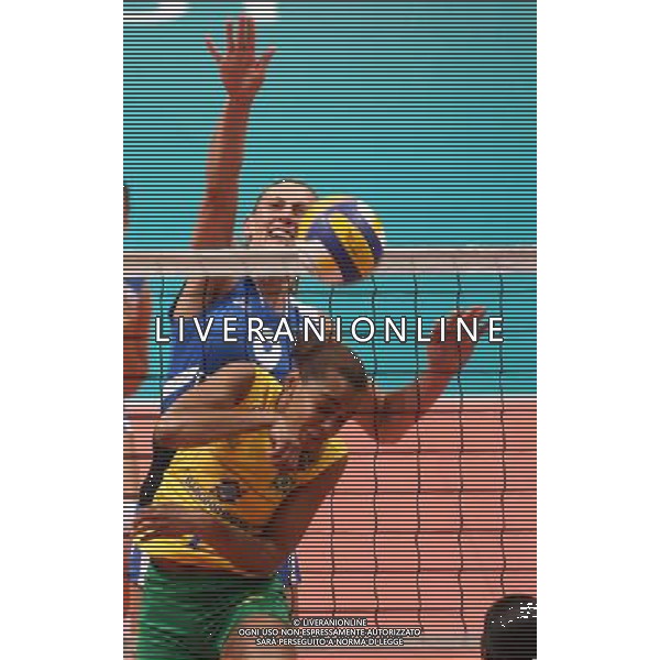 MONZA 3/6/2006 PARTITA AMICHEVOLE DI VOLLEY ITALIA-BRASILE NELLA FOTO MARULLI FOTO ANDRY/AG ALDO LIVERANI