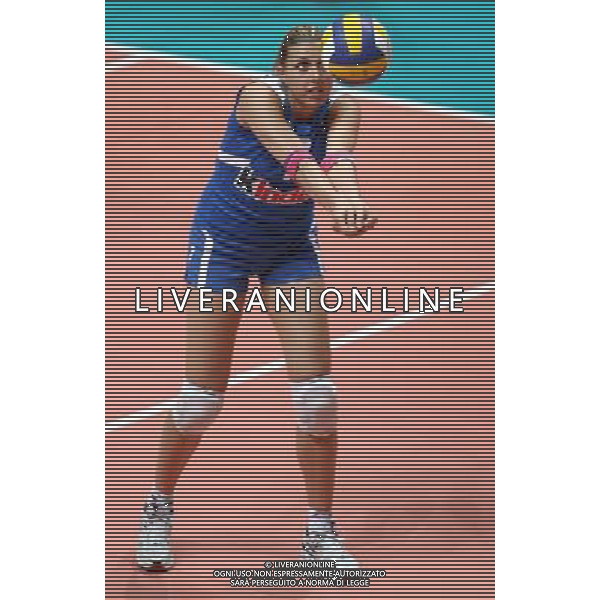 Monza 3 giugno 2006 Italia - Brasile amichevole volley femminile nella foto: Guiggi Martina foto Andry / Ag. Aldo Liverani