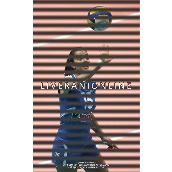 Monza 3 giugno 2006 Italia - Brasile amichevole volley femminile nella foto: Crisanti Lucia foto Andry / Ag. Aldo Liverani