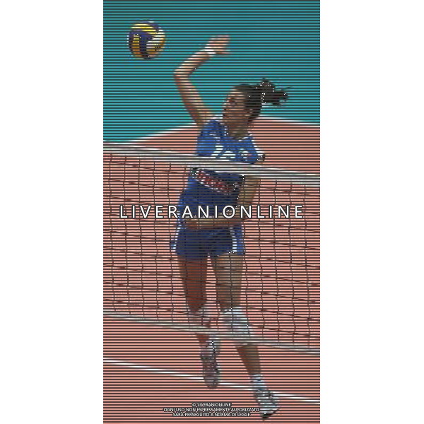 Monza 3 giugno 2006 Italia - Brasile amichevole volley femminile nella foto:Crisanti Lucia foto Andry / Ag. Aldo Liverani