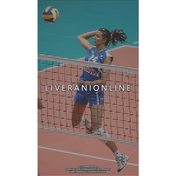 Monza 3 giugno 2006 Italia - Brasile amichevole volley femminile nella foto: Crisanti Lucia foto Andry / Ag. Aldo Liverani