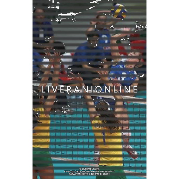 Monza 3 giugno 2006 Italia - Brasile amichevole volley femminile nella foto: Giannaneschi Daniela foto Andry / Ag. Aldo Liverani