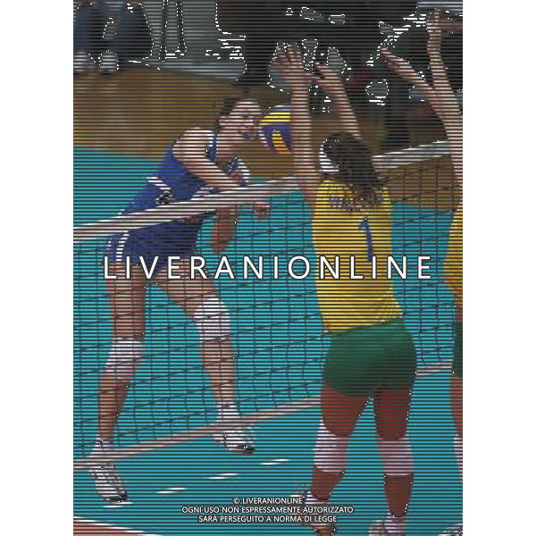 Monza 3 giugno 2006 Italia - Brasile amichevole volley femminile nella foto: Fiorin Valentina foto Andry / Ag. Aldo Liverani