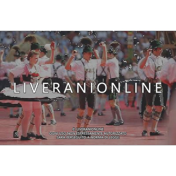 Monaco 09/06/2006 Cerimonia inaugurale dei Mondiali di calcio Germania 2006 ph luzzani/ag. aldo liverani