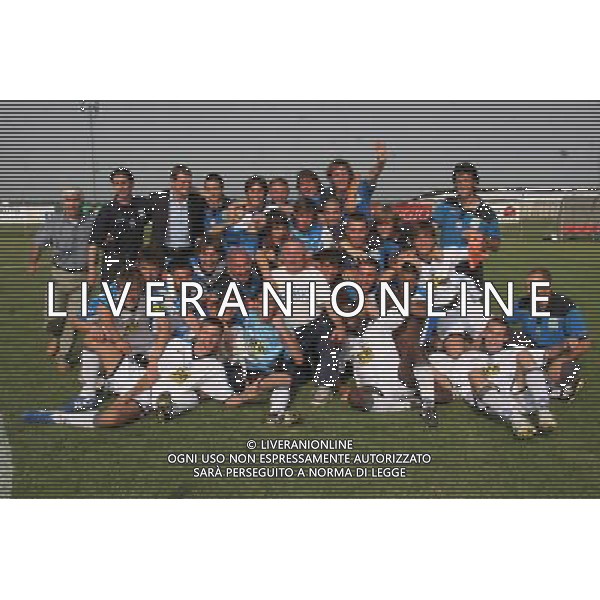 PAGAZZANO BERGAMO FINALE BERETTI JUNIORES ATALANTA INTER 10/06/2006 NELLA FOTO ATALANTA FESTEGGIA LO SCUDETTO AGENZIA ALDO LIVERANI