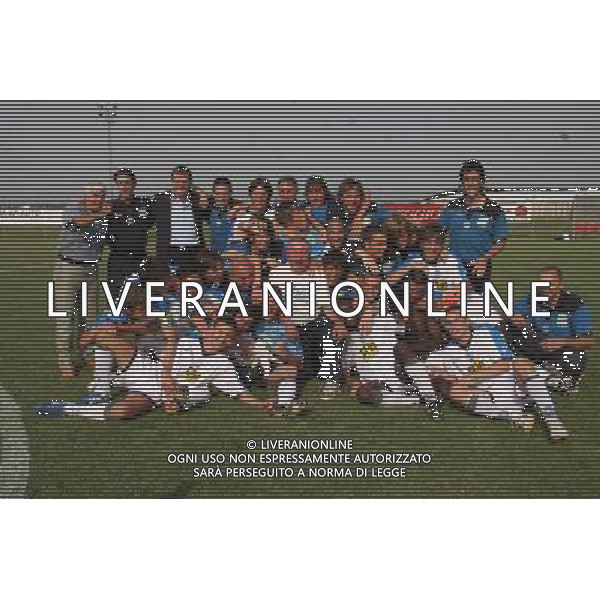 PAGAZZANO BERGAMO FINALE BERETTI JUNIORES ATALANTA INTER 10/06/2006 NELLA FOTO ATALANTA FESTEGGIA LO SCUDETTO AGENZIA ALDO LIVERANI