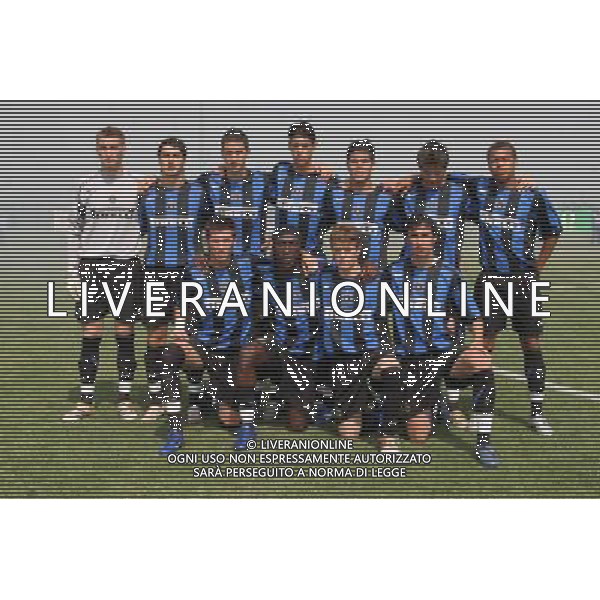 PAGAZZANO BERGAMO FINALE BERETTI ATALANTA INTER 10/06/2006 NELLA FOTO LA FORMAZIONE BERETTI INTER AGENZIA ALDO LIVERANI
