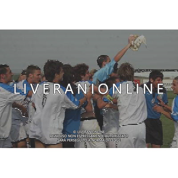 PAGAZZANO BERGAMO FINALE BERETTI JUNIORES ATALANTA INTER 10/06/2006 NELLA FOTO ATALANTA FESTEGGIA LO SCUDETTO AGENZIA ALDO LIVERANI