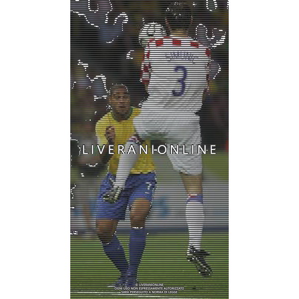 COPPA DEL MONDO DI CALCIO GERMANIA 2006 3-6-06 BRASILE - CROAZIA NELLA FOTO ADRIANO PH: LUZZANI/LIVERANI 