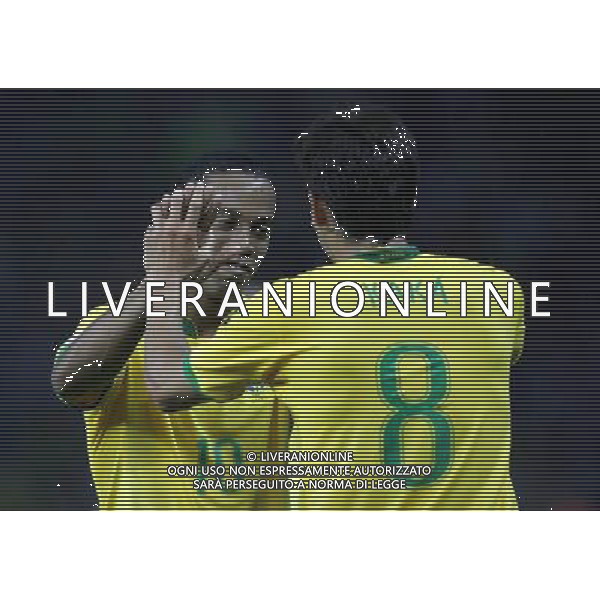 COPPA DEL MONDO DI CALCIO GERMANIA 2006 3-6-06 BRASILE - CROAZIA NELLA FOTO RONALDINHO - KAKA PH: LUZZANI/LIVERANI 